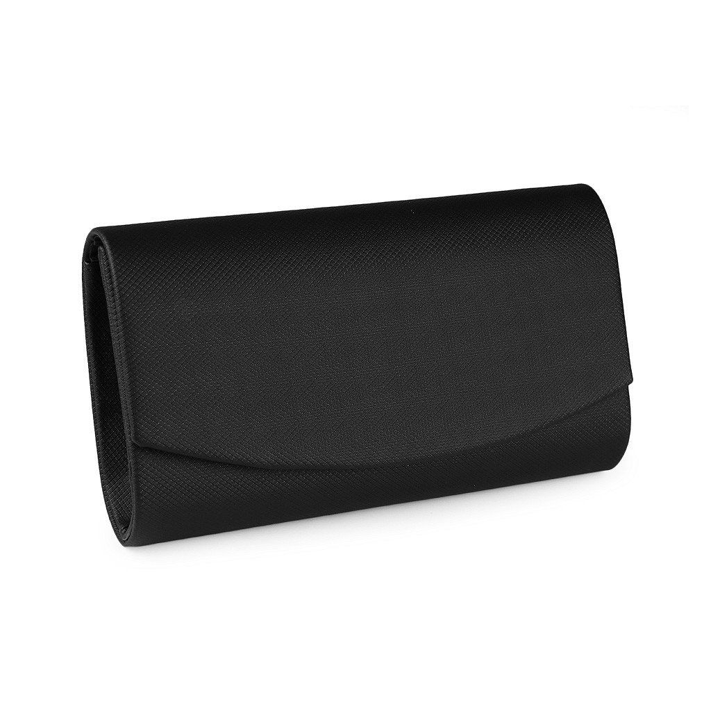 Večerní černé psaníčko na zlatém řetízku