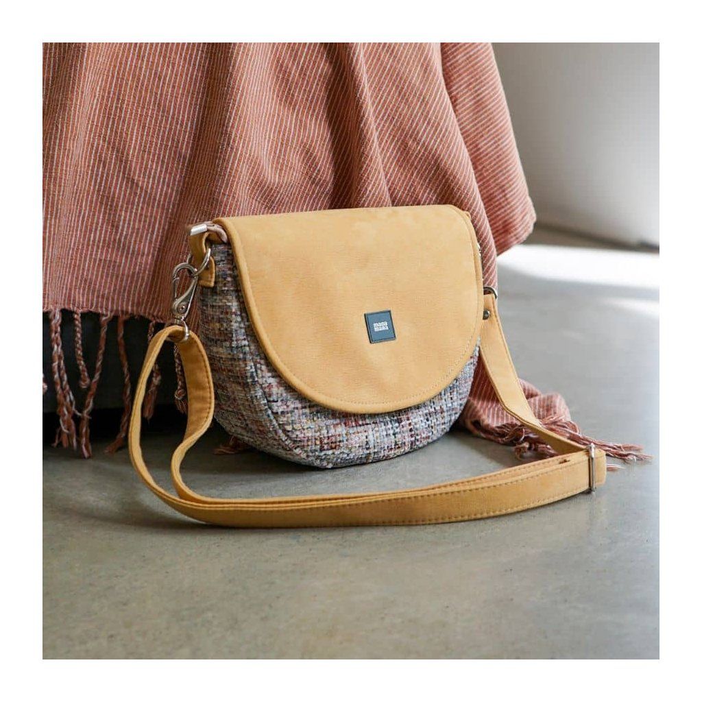 Žlutá crossbody kabelka MANA MANA - detail